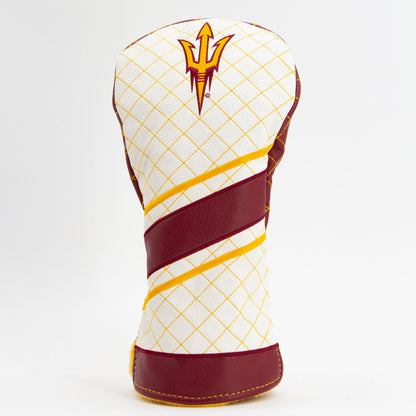 Arizona State Sun Devils Striped Quilted Driver Headcover, front view