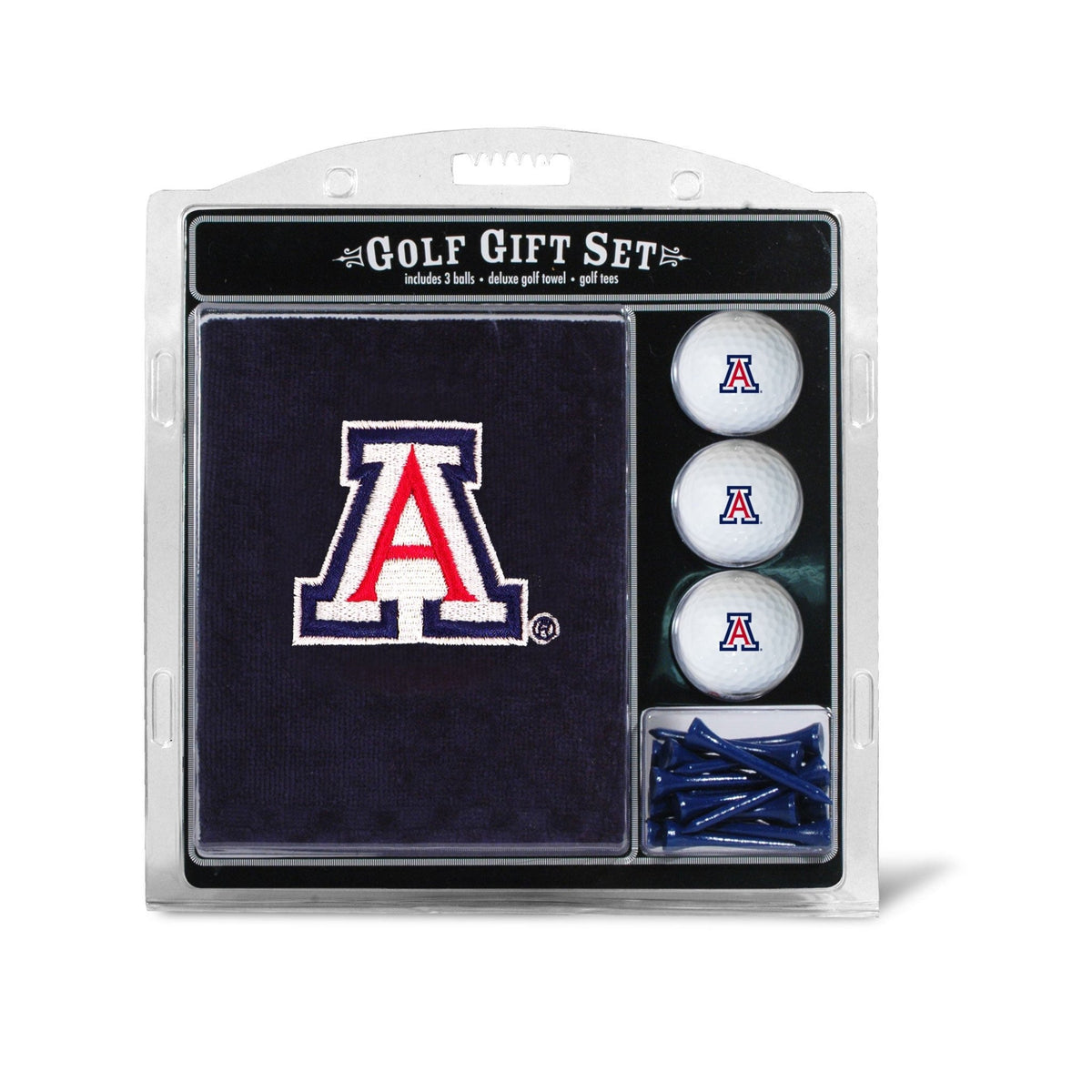 Arizona Wildcats Embroidered Towel Golf Gift Set