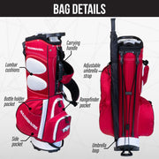 Arkansas Razorbacks Fairway Stand Bag - Image 2 - Club Rehab