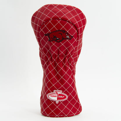 Arkansas Razorbacks Solid Quilted Driver Headcover, back view