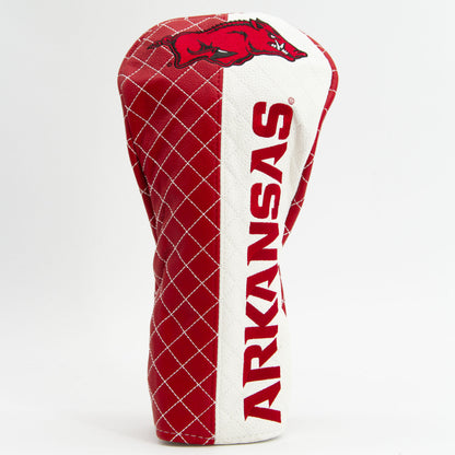 Arkansas Razorbacks Split Quilted Driver Headcover, front view