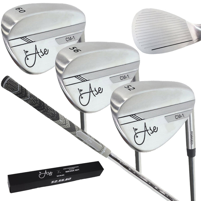 Ase 3 - Piece Wedge Set - 52/56/60 Right - Club Rehab