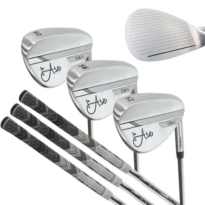 Ase 3 - Piece Wedge Set - 52/56/60 Right - Club Rehab