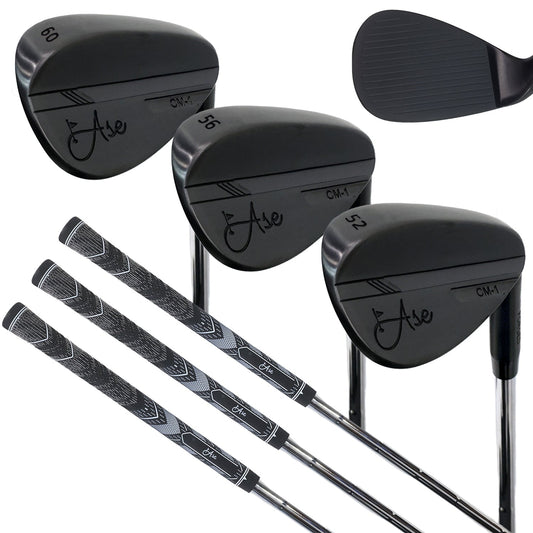 Ase BLACKOUT 3 - Piece Wedge Set (52,56,60) - Right Stiff - Club Rehab