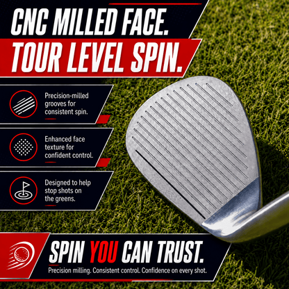Ase Golf CM-1 Single Wedge (50,52,54,56,58,60) - Right Silver - Club Rehab