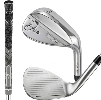 Ase Golf CM-1 Single Wedge (50,52,54,56,58,60) - Right Silver - Club Rehab