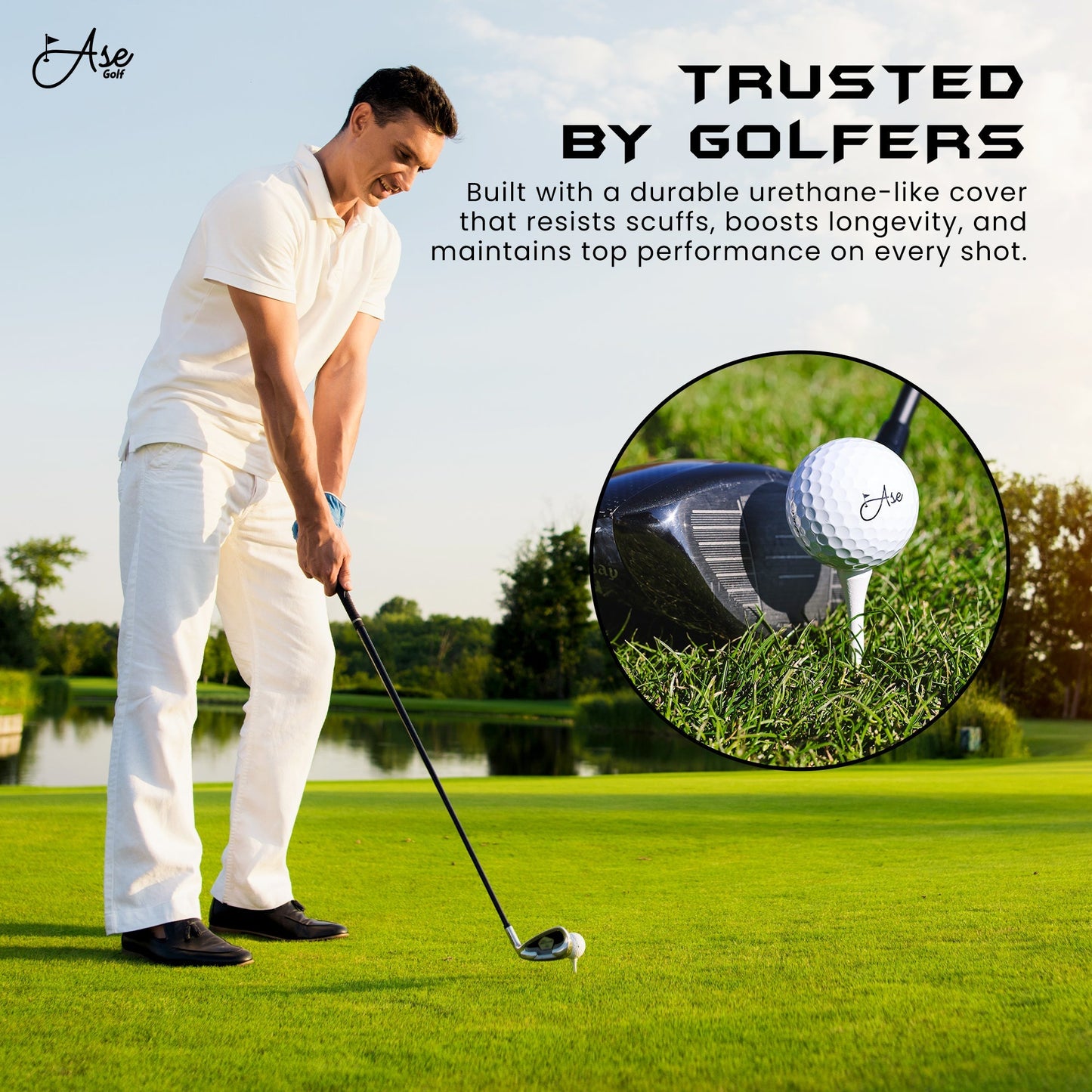 Ase Pure+ Golf Ball - Club Rehab