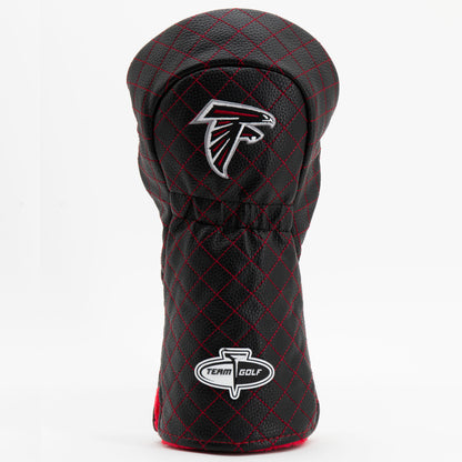 Atlanta Falcons Solid Quilted Driver Headcover, back view