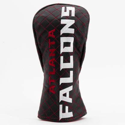 Atlanta Falcons Solid Quilted Fairway Headcover, front view