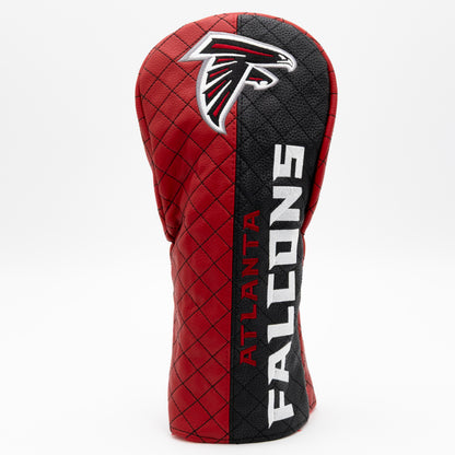 Atlanta Falcons Split Quilted Driver Headcover, front view