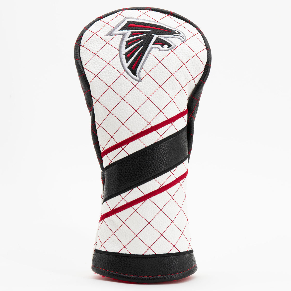 Atlanta Falcons Striped Quilted Fairway Headcover, front view