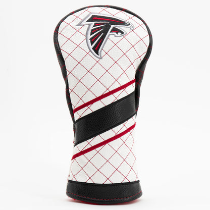 Atlanta Falcons Striped Quilted Fairway Headcover, front view