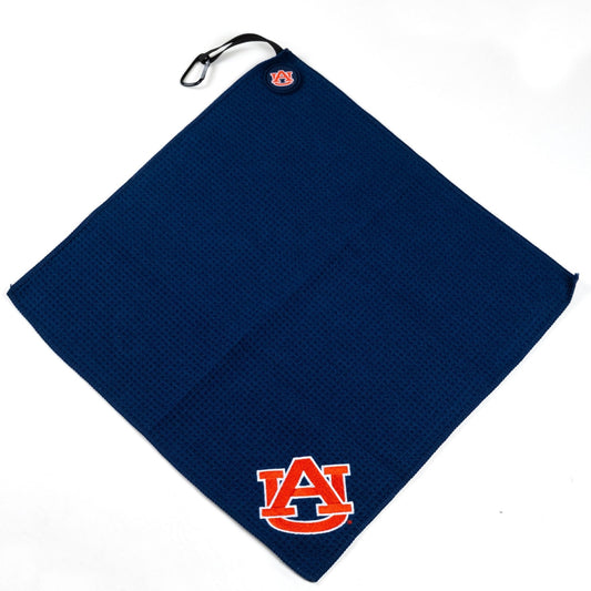 Auburn Tigers NCAA Magnetic Embroidered Golf Towel – 15" x 15" - Club Rehab