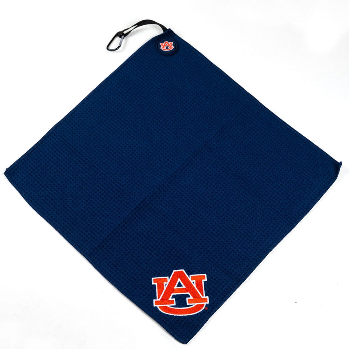 Auburn Tigers NCAA Magnetic Embroidered Golf Towel – 15" x 15" - Club Rehab