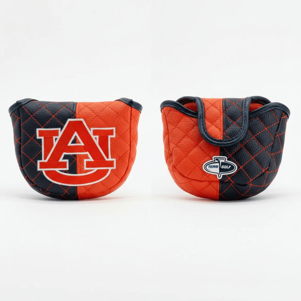 Auburn Tigers Quilted Headcovers – War Eagle Collection - Mallet Putter Split - Club Rehab
