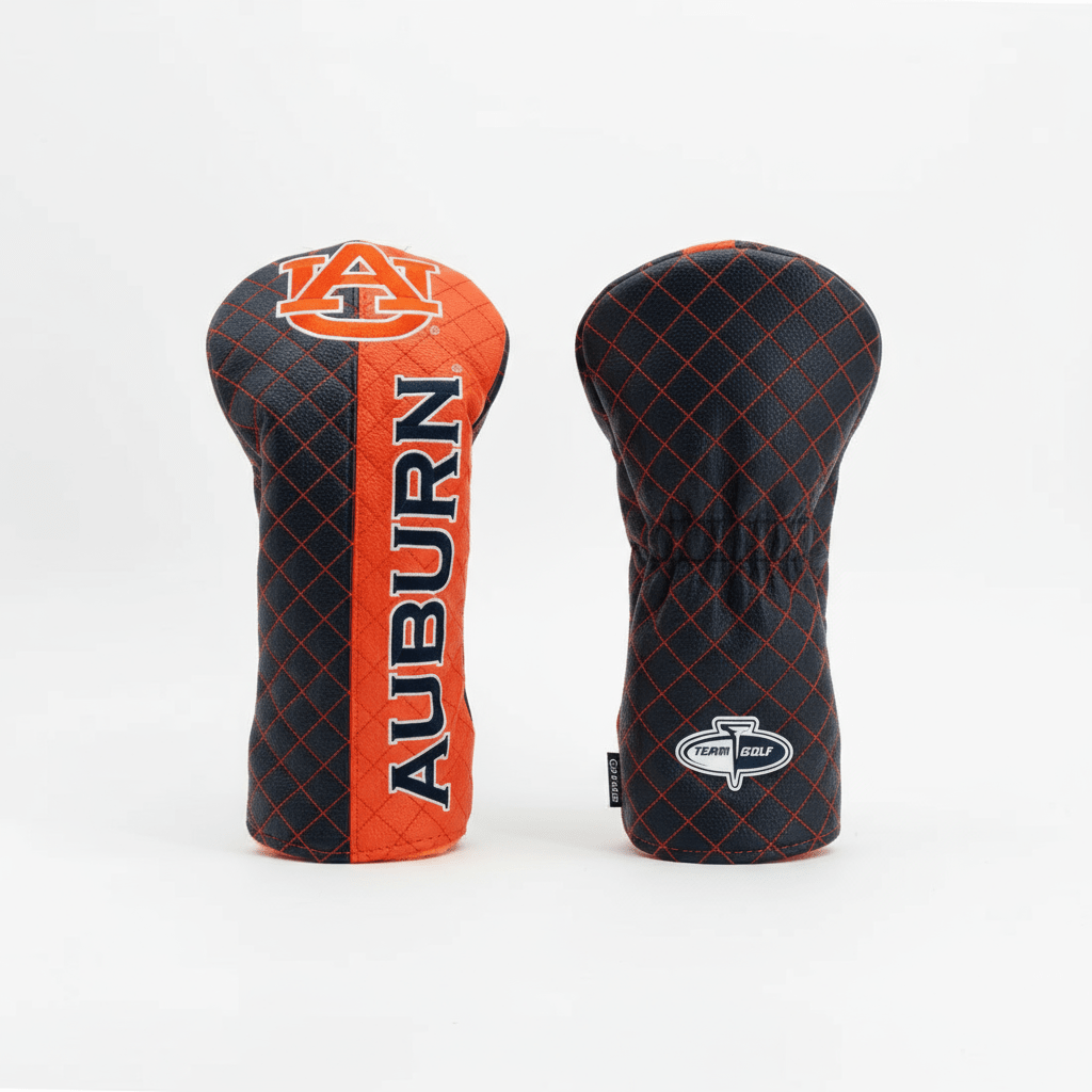 Auburn Tigers Quilted Headcovers – War Eagle Collection - Driver Split - Club Rehab