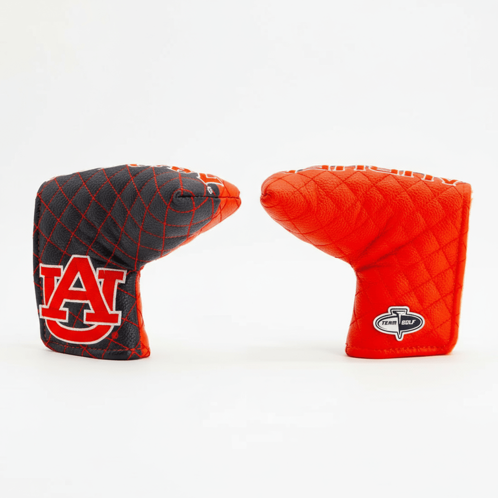 Auburn Tigers Quilted Headcovers – War Eagle Collection - Blade Putter Split - Club Rehab