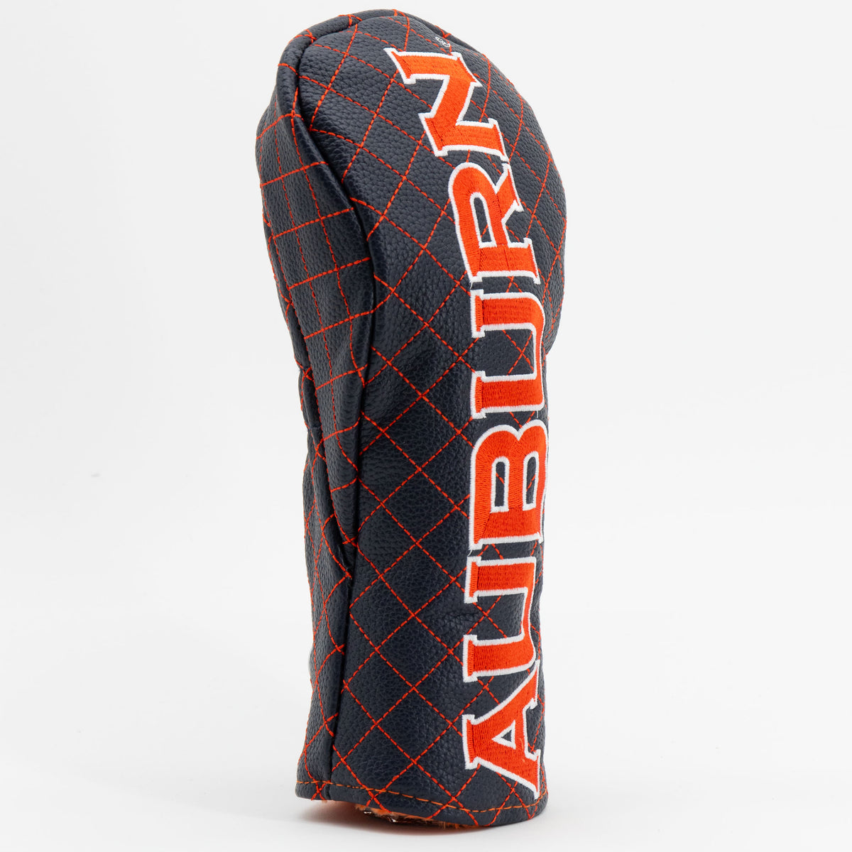 Auburn Tigers Solid Quilted Fairway Headcover, angled view