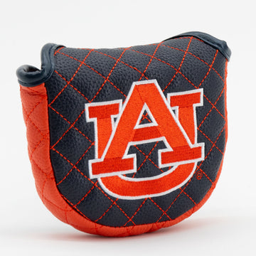 Auburn Tigers Solid Quilted Mallet Putter Cover