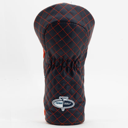 Auburn Tigers Split Quilted Driver Headcover, back view
