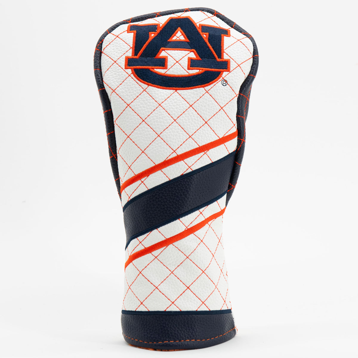 Auburn Tigers Striped Quilted Fairway Headcover, front view