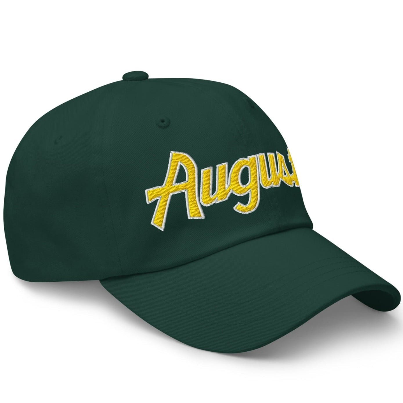 Augusta Vintage Sports Script Embroidered Golf Dad Hat - Spruce - Club Rehab