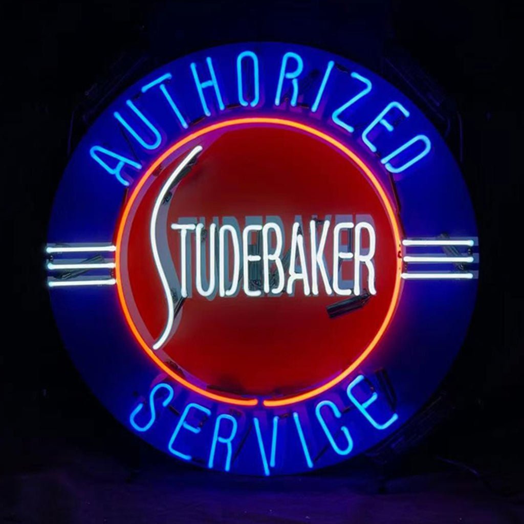Authorized Studebaker Service Neon Signs Light - Club Rehab