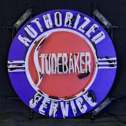 Authorized Studebaker Service Neon Signs Light - Club Rehab