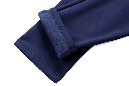 Autumn and Winter Pants Fleece - lined Warm Men's Clothing Golf - Dark gray 29 - Club Rehab