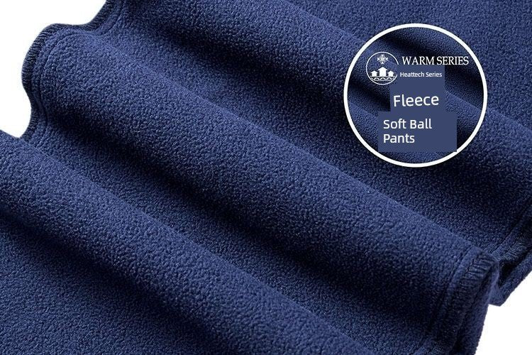 Autumn and Winter Pants Fleece - lined Warm Men's Clothing Golf - Dark gray 29 - Club Rehab