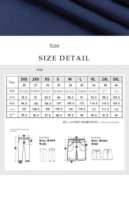 Autumn and Winter Pants Fleece - lined Warm Men's Clothing Golf - Dark gray 29 - Club Rehab