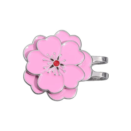 Azalea Bloom Golf Ball Marker Clip - Club Rehab