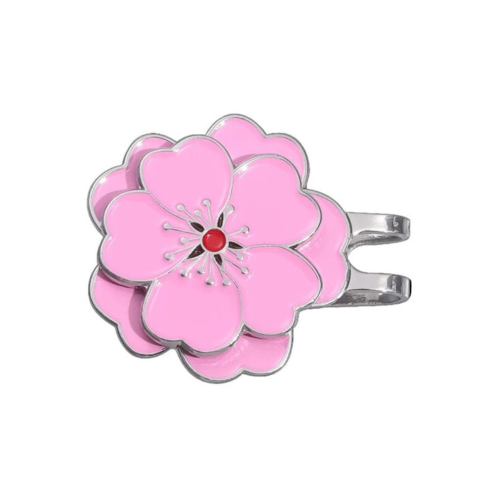 Azalea Bloom Golf Ball Marker Clip - Club Rehab