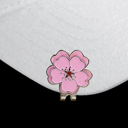 Azalea Bloom Golf Ball Marker Clip - Club Rehab
