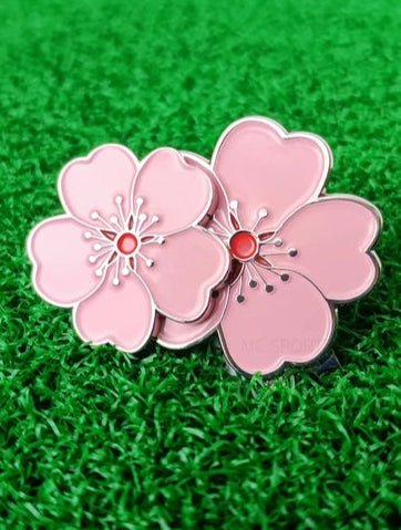 Azalea Bloom Golf Ball Marker Clip - Club Rehab