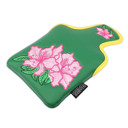Azalea Bloom Mallet Putter Cover – Leather Edition - White - Club Rehab