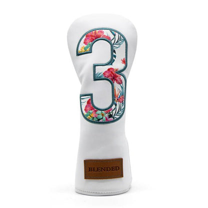 Azalea Bloom Number Headcovers - Full Set - Club Rehab