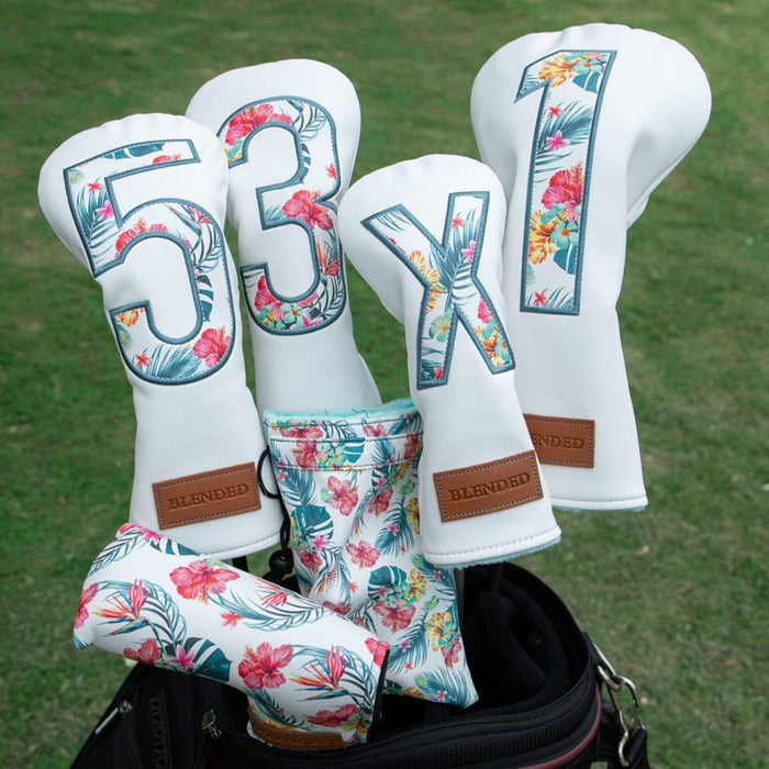 Azalea Bloom Number Headcovers - Full Set - Club Rehab