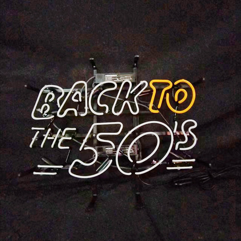 Back to The 50's Neon Light Signs - Club Rehab