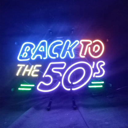 Back to The 50's Neon Light Signs - Club Rehab