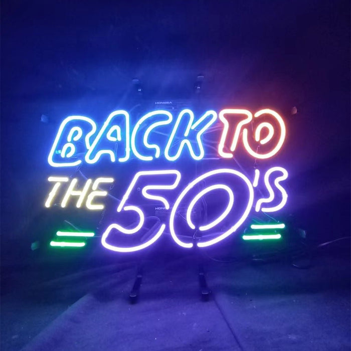 Back to The 50's Neon Light Signs - Club Rehab