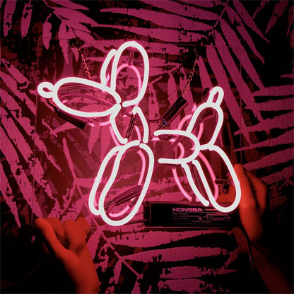 Balloon Dog Neon Signs Light - Club Rehab