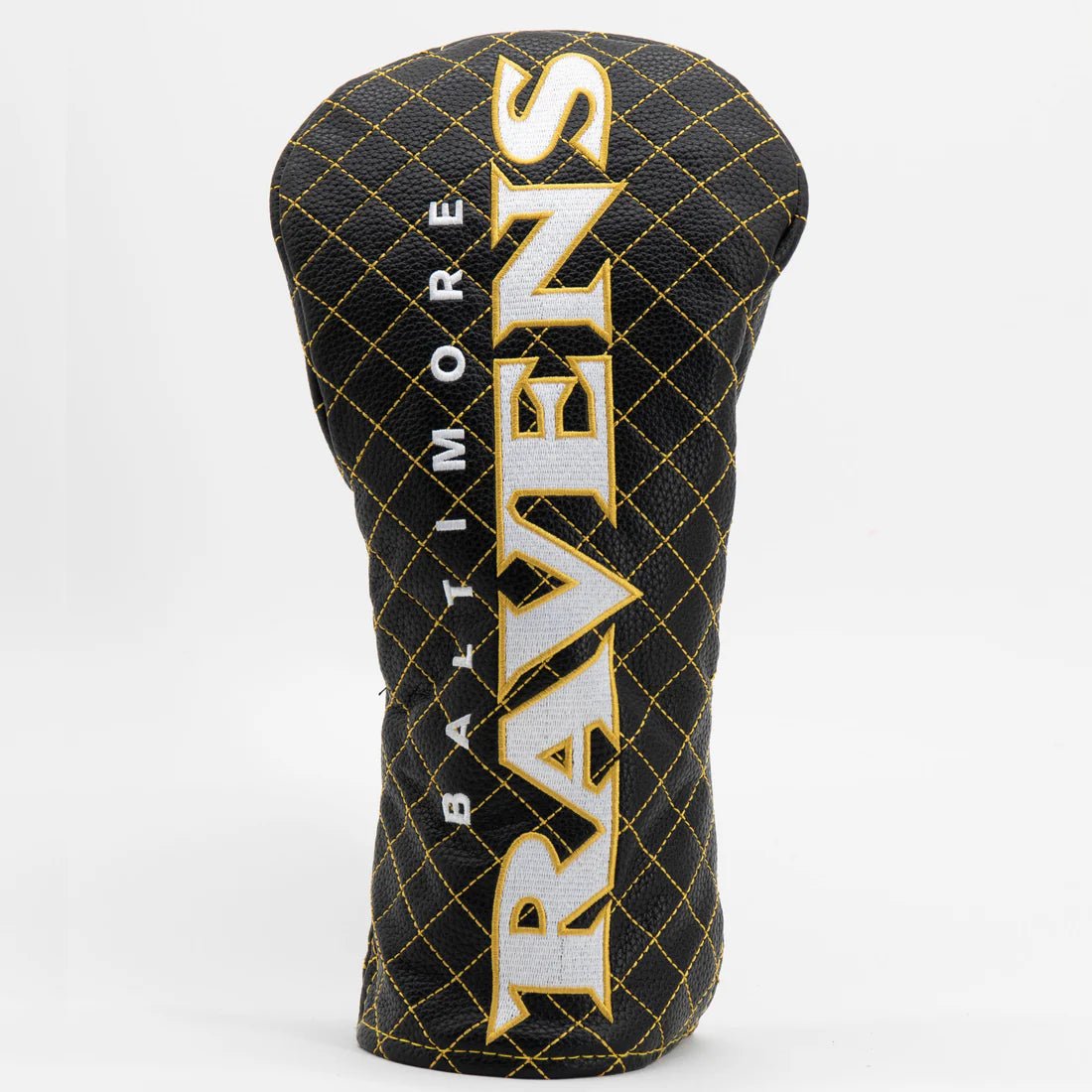 Baltimore Ravens Quilted Headcovers – Play Like a Raven Collection - Driver Solid - Club Rehab