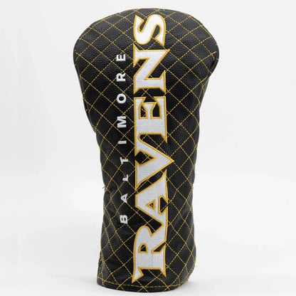 Baltimore Ravens Solid Quilted Driver Headcover - golf headcover product images