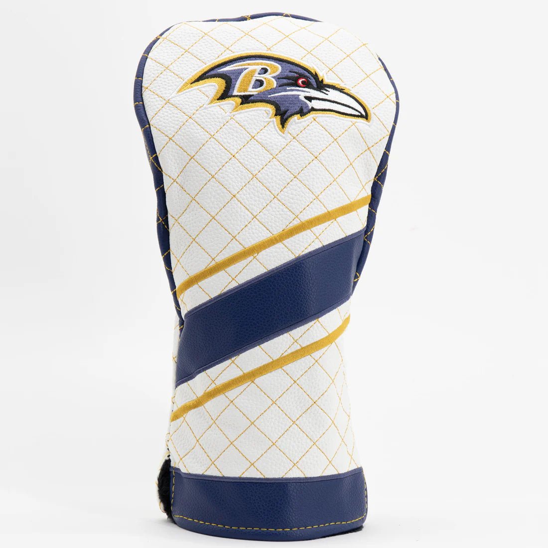 Baltimore Ravens Quilted Headcovers – Play Like a Raven Collection - Mallet Putter Split - Club Rehab