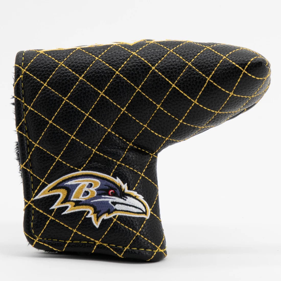 Baltimore Ravens Quilted Headcovers – Play Like a Raven Collection - Blade Putter Solid - Club Rehab
