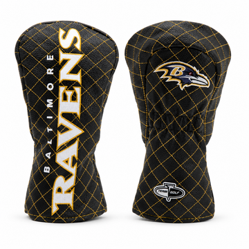 Baltimore Ravens Solid Quilted Fairway Headcover