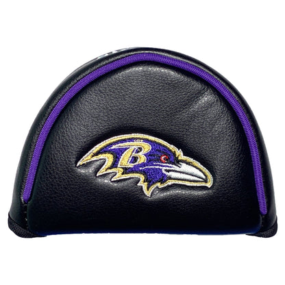 Baltimore Ravens Vintage NFL Headcovers - Mallet Putter - Club Rehab