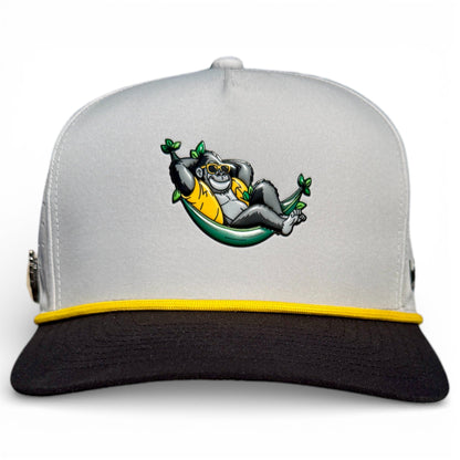 Banana Hammock Golf Hat | Snapback Cap | Built-in Magnetic Ball Marker Holder + Marker Included | Adjustable | One Size - Club Rehab