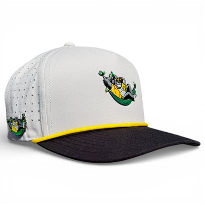 Banana Hammock Golf Hat | Snapback Cap | Built-in Magnetic Ball Marker Holder + Marker Included | Adjustable | One Size - Club Rehab
